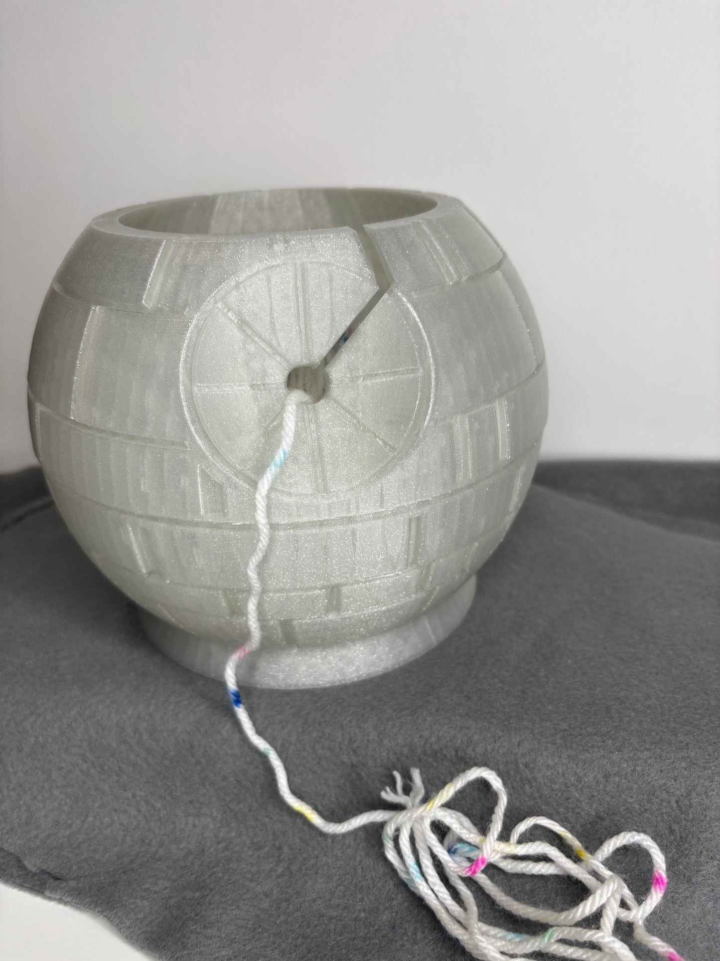 Death Star Inspired Yarn Bowl