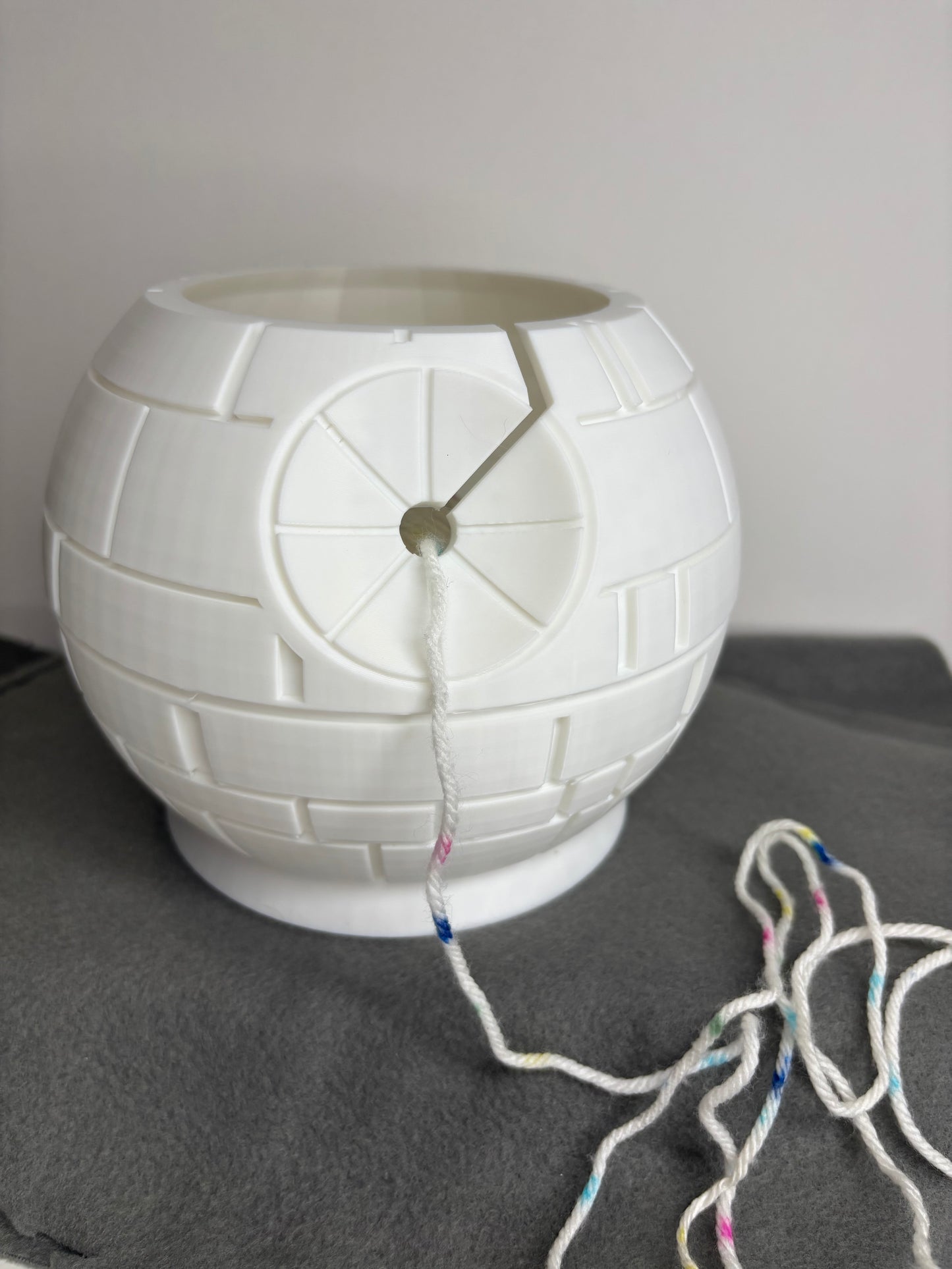 Death Star Inspired Yarn Bowl